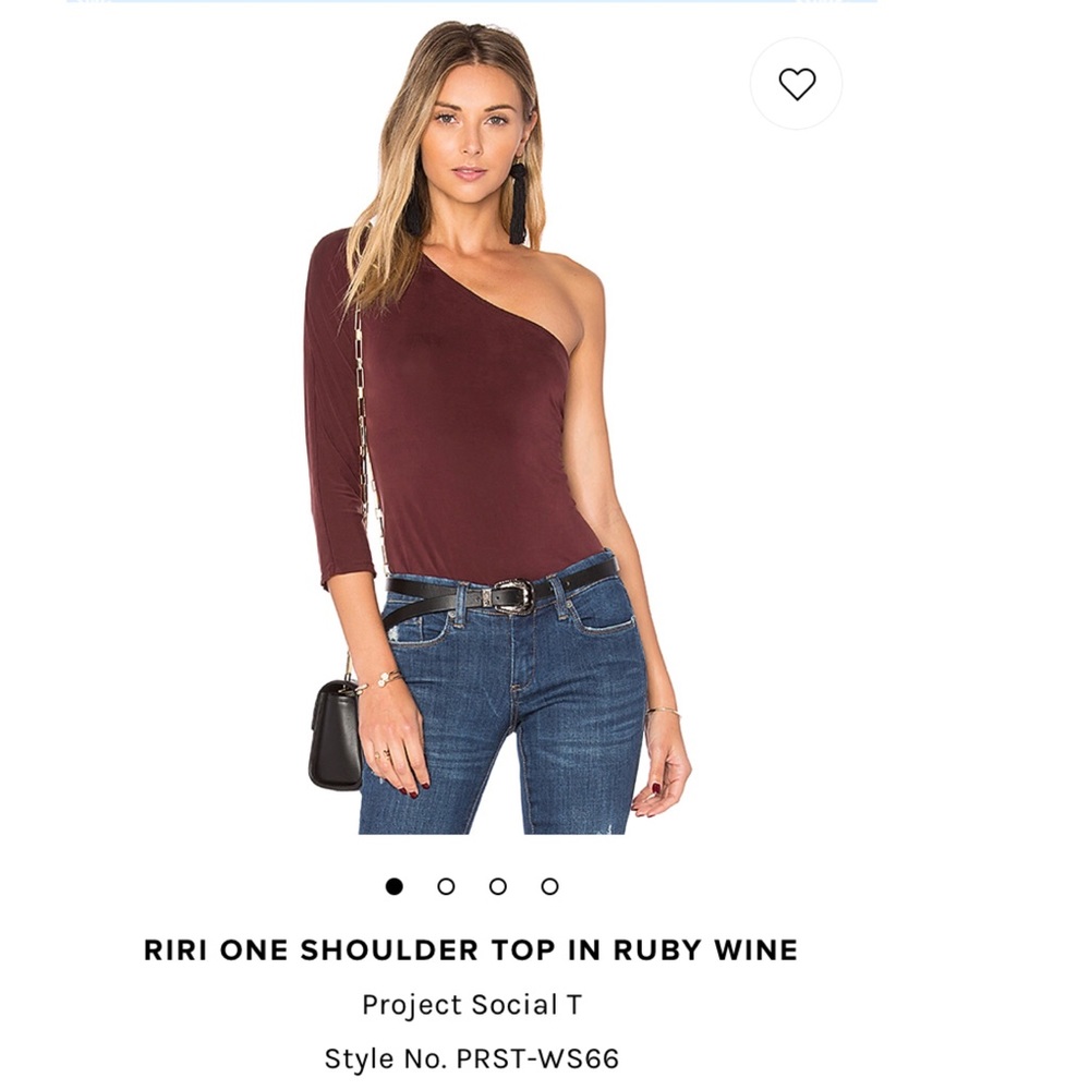 Project Social T One Shoulder Top